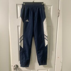 Adidas Blue and White Joggers/ Tracksuits